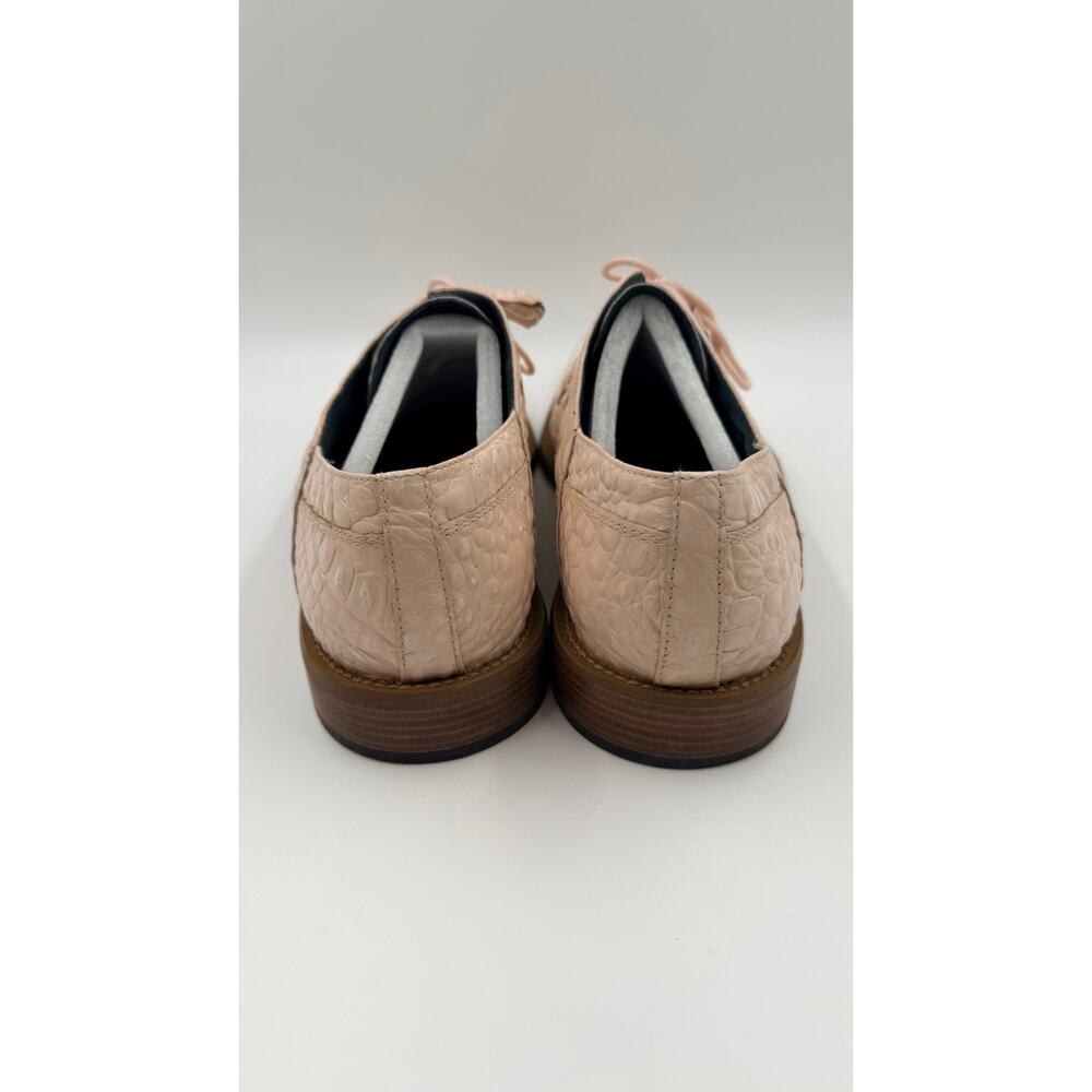Giorgio Brutini Shoes Mens 13M Beige White Croc Embossed Leather Square Toe - Picture 5 of 8